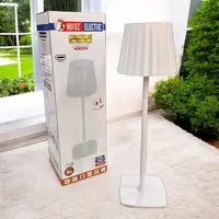 Veioza MERIDA cu Acumulator LED - Alb – Design Modern si Functionalitate Avansata