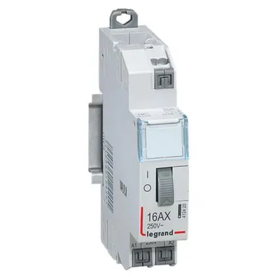Teleruptor standard cu borne automate 230 V~- 1P - 250 V~ - 16 A - 1F - 1 modul