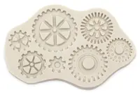 Matră de silicon Em Art - Roți dințate, 160 x 103 x 7 mm