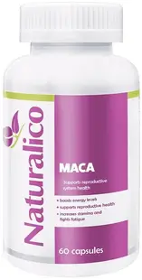 Maca, 600 mg, 60 capsule, Naturalico