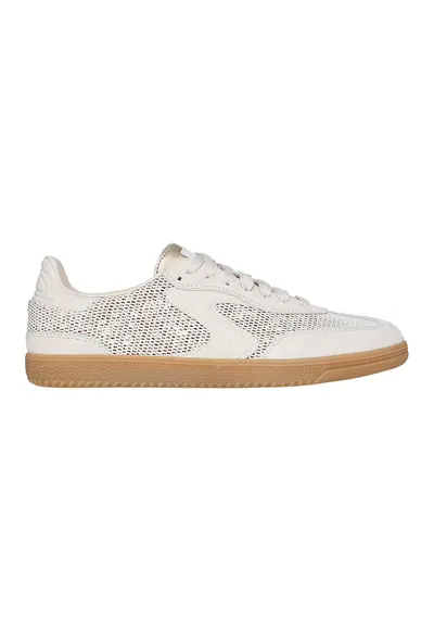 Pantofi sport din piele cu aspect cu perforatii Hotshot - Meshing Well - Auriu/Alb murdar