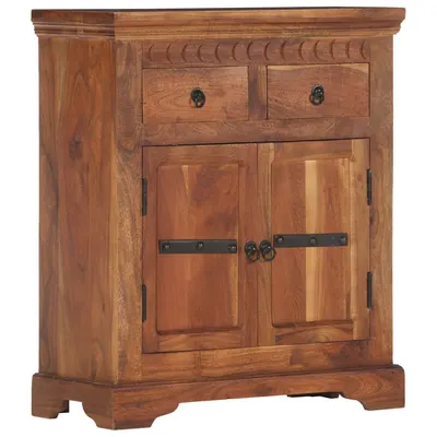 vidaXL Servantă, 63 x 30 x 75 cm, lemn masiv de acacia