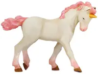 Figurina Papo The Enchanted World – Unicorn cu o coama roz
