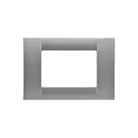 Placa ornament Virna - tehnopolimer gloss finish - 3 module- METALLIC TITANIUM - SYSTEM