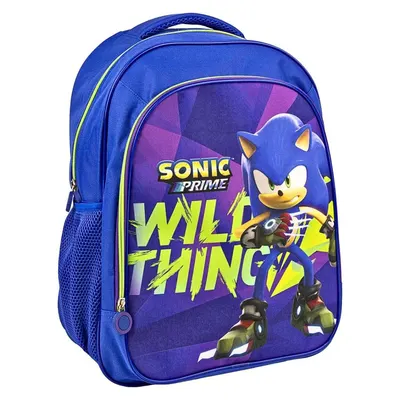 Ghiozdan școlar, Sonic Prime, 31 x 14 x 41 cm, Brand Cerda