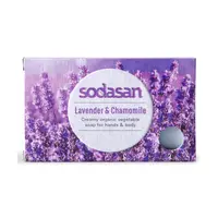 Sapun crema cu lavanda si musetel ecologic 100g Sodasan