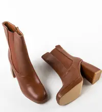 Botine dama Negon Camel