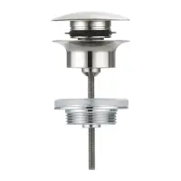 Ventil scurgere lavoar cu click clack cu preaplin, inox periat, Grohe