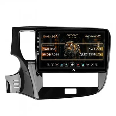Navigatie Mitsubishi Outlander (2019-2021), Android, A-Octacore 4GB RAM + 64GB ROM, 10.1 Inch - AD-BGA10004+AD-BGRKIT281