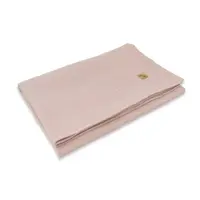 Paturica moale, Qmini, 75x100 cm, Din muselina dubla, Powder Pink
