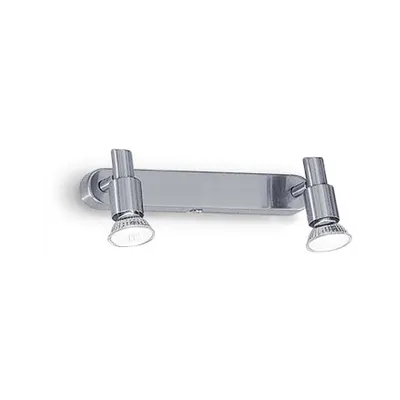 Aplica Slem 2 becuri, dulie GU10, L:260 mm, H:100 mm, Nichel satinat
