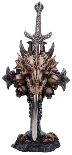 Cuțit de scrisori Nemesis Now Fantasy: Dragons - Last Dragon Sword, 19 cm