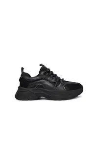 Pantofi sport dama model Black/Black 184 - culoare negru - tesatura -