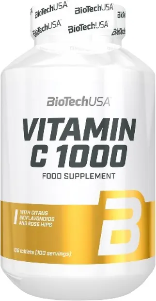 Vitamin C, 1000 mg, 100 tablete, BioTech USA