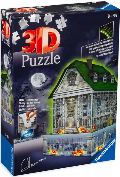 Puzzle 3D Ravensburger din 216 de piese - Casa spiritelor