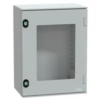 Carcasa montare perete poliester monobloc IP66 H430xW330xD200mm usa cu geam