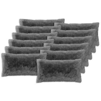 vidaXL Pernă cu pernă HEERLEN 2 buc. Verde deschis Fleece PV