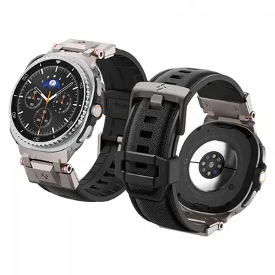 Curea Spigen DuraPro Armor pentru Samsung Galaxy Watch9 / Watch8 / Watch8 Classic Series, Gri AMP10118