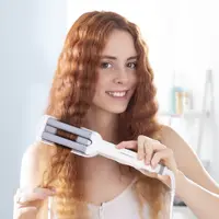 Placă de păr din ceramică pentru bucle Wavio InnovaGoods 55 W