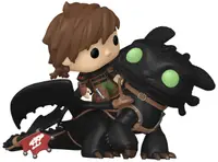 Figurină Funko POP! Rides: How to Train Your Dragon - Hiccup with Toothless #123