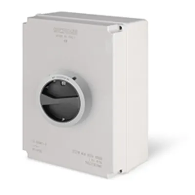 Intrerupator separatorn40A DC IP55 228x308x173mm D5 IK08 GENERAL GREY/BLACK GW 650°C