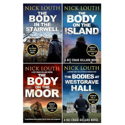 DCI Craig Gillard Crime Thrillers 4 Books Set, Nick Louth