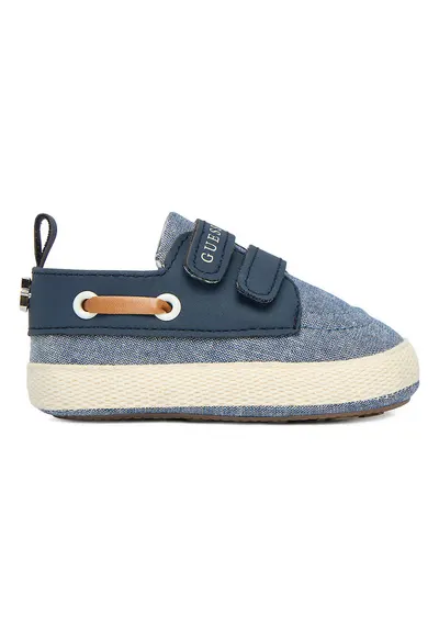 Pantofi copii - albastru - textil - inchidere velcro