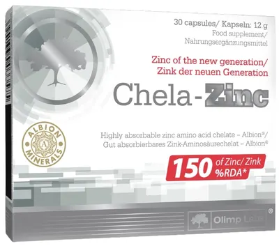 Chela Zinc, 15 mg, 30 capsule, Olimp