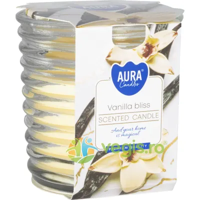 Lumanare Parfumata in Pahar Spirala Vanilla Bliss