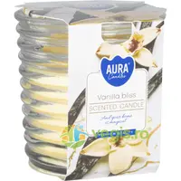 Lumanare Parfumata in Pahar Spirala Vanilla Bliss