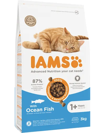 IAMS for Vitality pentru pisici adulte, cu peste oceanic 3 kg