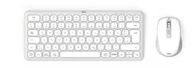 Set tastatură și mouse Hama – WKM-500, wireless, alb