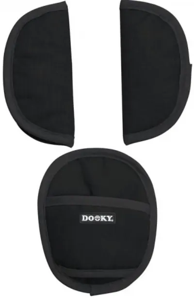 Protectoare pentru scaune si centura auto Dooky - Black