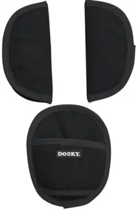 Protectoare pentru scaune si centura auto Dooky - Black