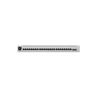Switch rackabil Ubiquiti UniFi Enterprise, 24 porturi, 2x SFP, 124 Gbps, 400W, Layer 3