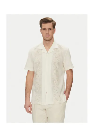 Camasa barbati Joop Jeans - 10019529 30045980 - Bumbac - Bej - Bej