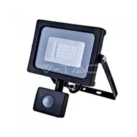 VT-20-S 20W 1600lm 3000K 230V IP65 black sensor