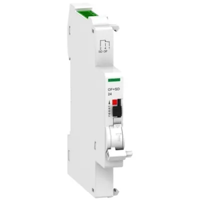 Acti9, contact auxiliar de nivel scazut OF+SD, pentru C60, C120, C60H-DC, DPN, ID
