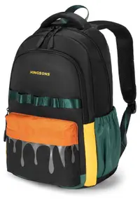 Ghiozdan școlar Kingsons Flow - 15.6'', negru
