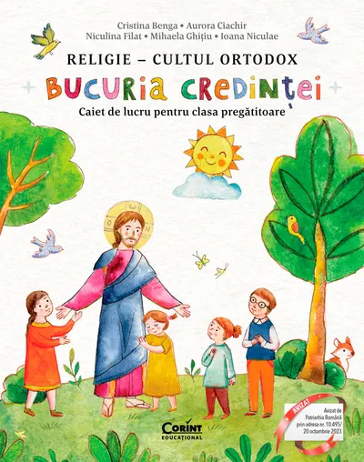 Bucuria credinței. Religie – cultul ortodox. Caiet de lucru pentru clasa pregătitoare