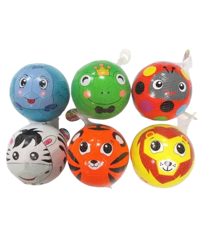Minge de fotbal cu animale 20 cm