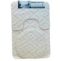 Covoare Anti-Alunecare Baie, 3 Bucati, Diverse Culori si Modele, Grunberg