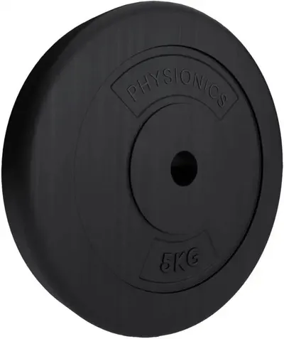 Set discuri de plastic, umplute cu ciment, 2 x 5kg, Physionics