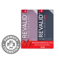 Pachet Sampon stimulator pentru ea, 200ml + Sampon energizant pentru el, 200ml, Revalid