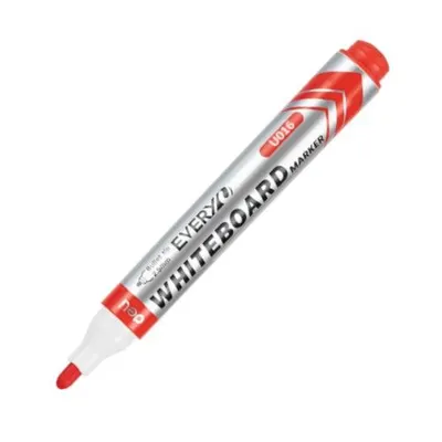 Marker pentru tablă albă Deli Every - EU016-RD, vârf rotund 2.5 mm, roşu