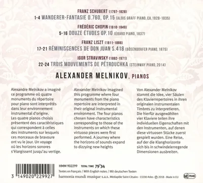Alexander Melnikov: Four Pieces - Four Pianos