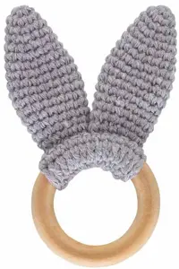 Pieptene din lemn BabyJem - Amigurumi, Grey