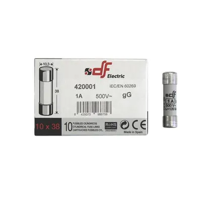 Sigurante cilindrice 10x38mm n10x38mm - 6A