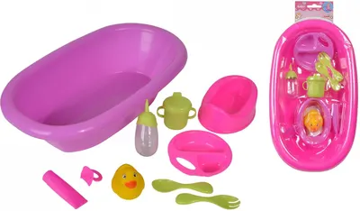 Set de joacă Simba Toys New Born Baby - Cadă de baie pentru păpuși, sortiment