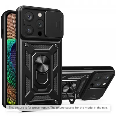 Husa pentru Honor X5c Plus, Techsuit, CamShield, Neagra